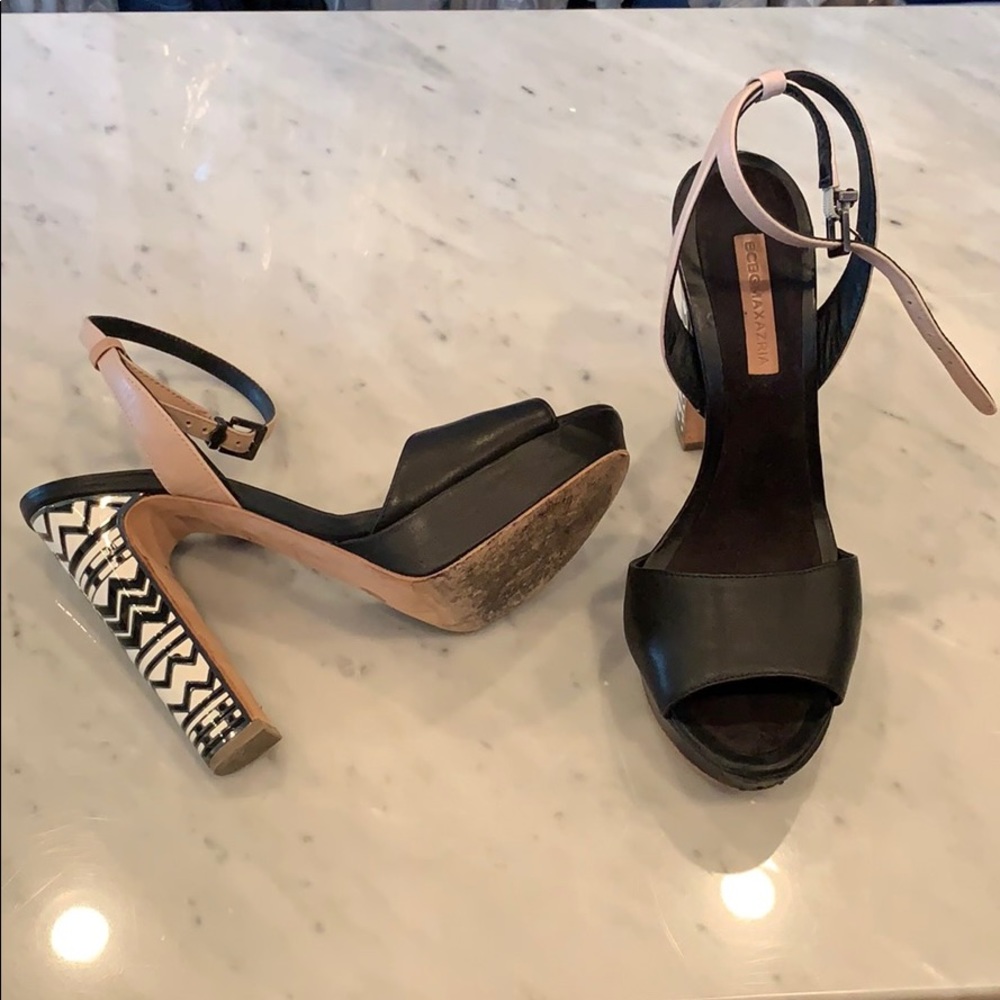 Metal zigzag high Heels
